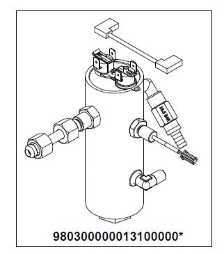 VICTORIA ARDUNIO E1/PRIMA COFFEE BOILER COMPLETE 600W 230VAC 980300000001300001