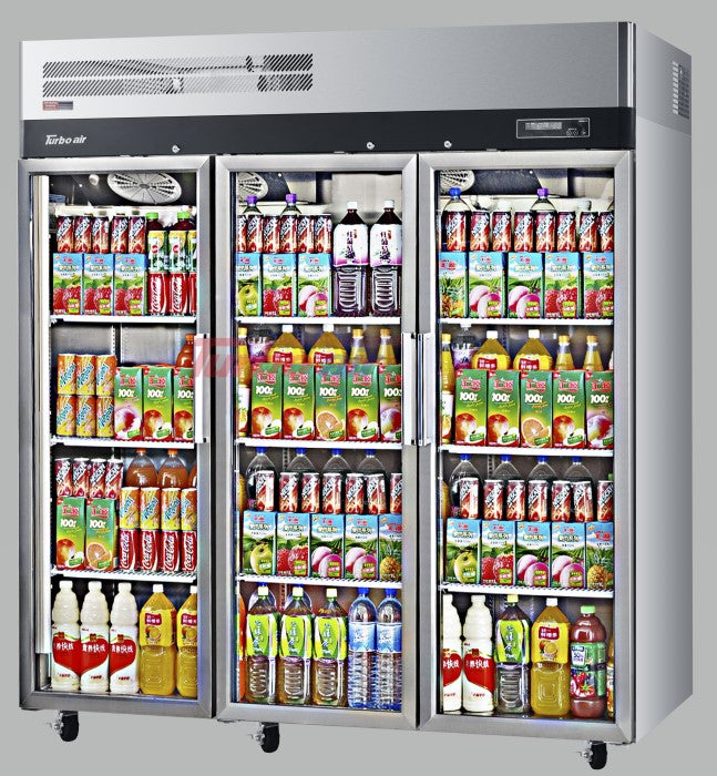 Turbo Air - Upright Fridge Glass Door