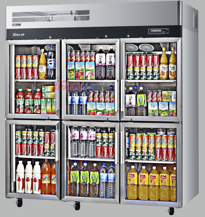 Turbo Air - Upright Fridge Glass Door