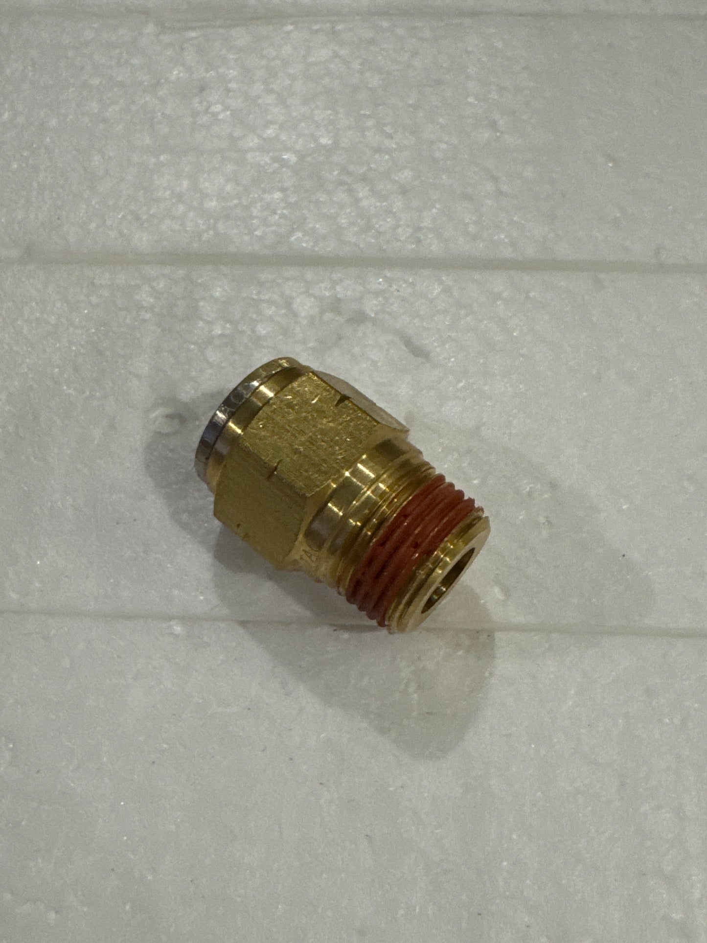 NX-01385 12mm X 3/8 Male Connector Quick-Fit- Brass