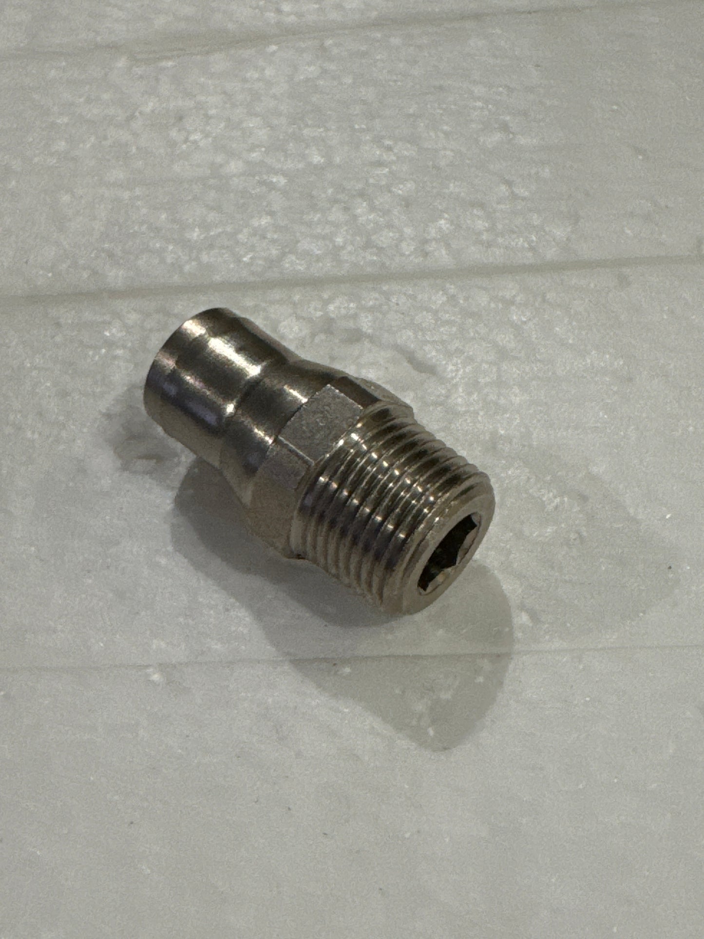 NX-00044 FITTING- MALE STUD 10MM- 1/4 BSPT - NICKEL PLATED