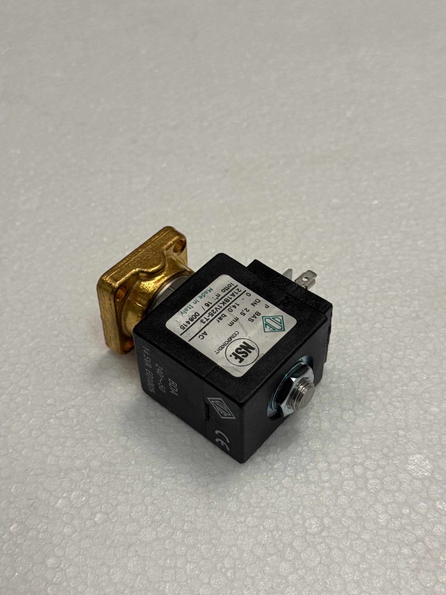 K02452 2-WAY FLANGE VALVE , ORIFICE 2.5mm; S.ST.; 230VAC