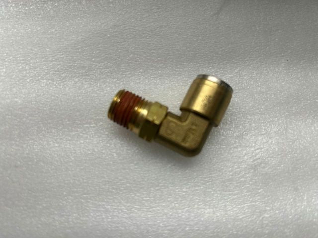 NX-01165 10MM x 1/4 Swivel 90 Elbow Connector Quick-Fit- Brass