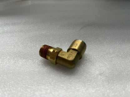 NX-01165 10MM x 1/4 Swivel 90 Elbow Connector Quick-Fit- Brass