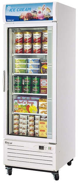 Turbo Air - Display Upright Freezer