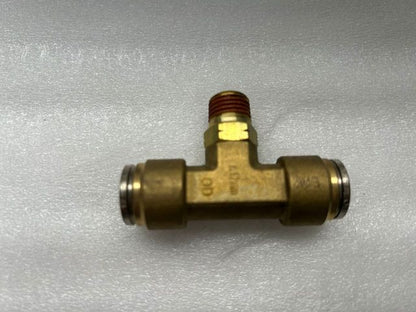 NX-01168 12MM x 1/4 Swivel Branch Tee Connector Quick-Fit- Brass