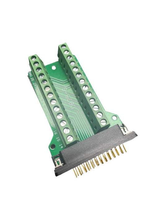 Redundant – D-Sub Db25-G Male 25pin Plug Breakout to PCB Board Terminal