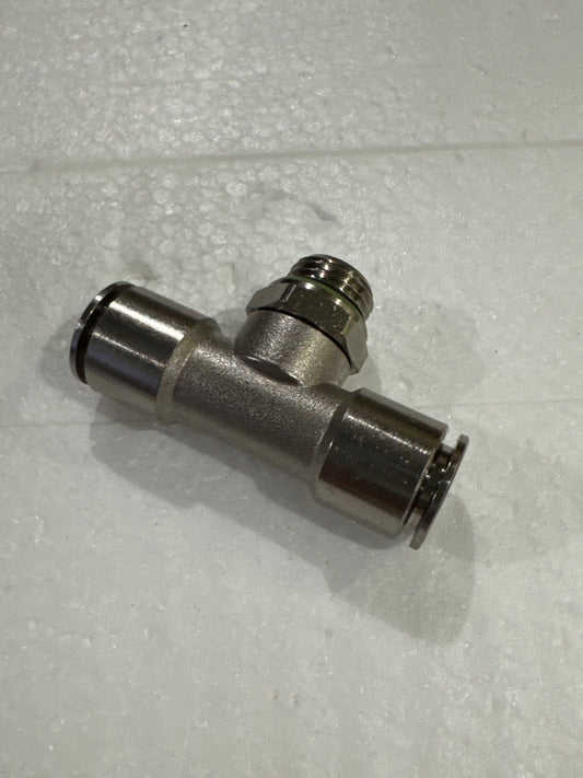 NX-01015 Male Stud Branch Tee 10mm x 1/4" (Festo)