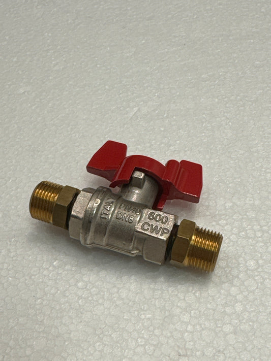 K01415-01 VALVE W. 2 FITTINGS USED HERE WITHOUT HANDLE