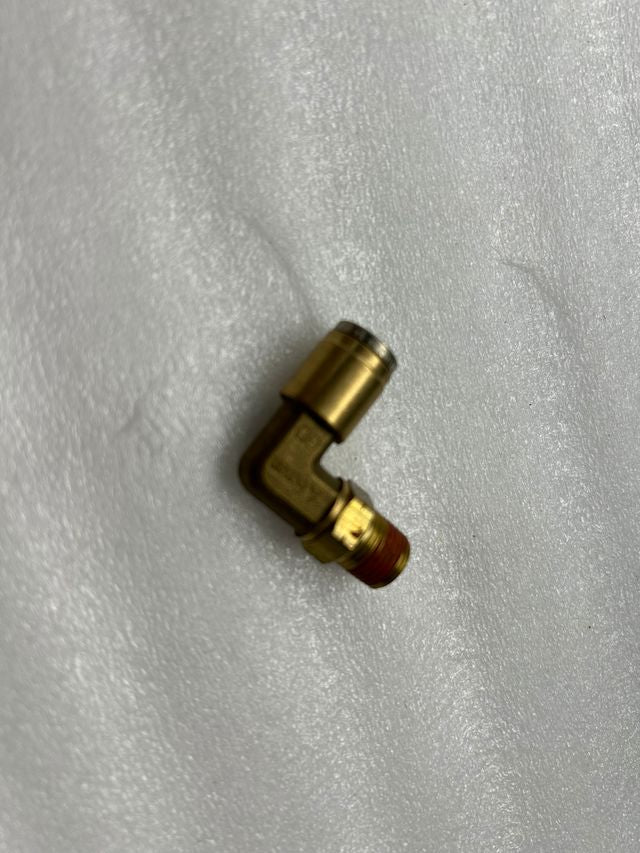 NX-01164 6mmx 1/8 Swivel 90 Elbow Connector Quick-Fit- Brass