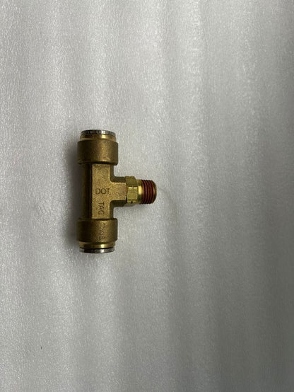 NX-01167 10MM x 1/4 Swivel Branch Tee Connector Quick-Fit- Brass