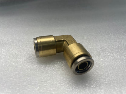 Item NX-01156 10mm equal elbow Quick-Fit- Brass details