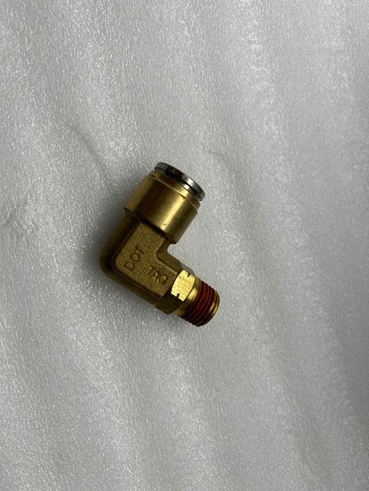 NX-01166 12MM x 1/4 Swivel 90 Elbow Connector Quick-Fit- Brass