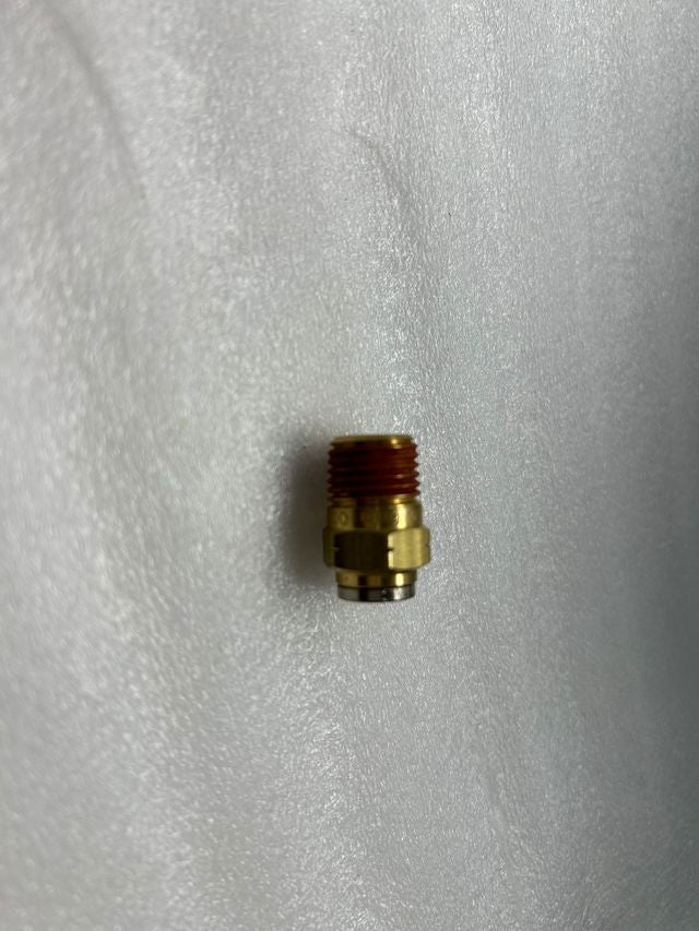 NX-01159 6mm X 1/4 Male Connector Quick-Fit- Brass