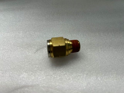 NX-01161 12mm X 1/4 Male Connector Quick-Fit- Brass