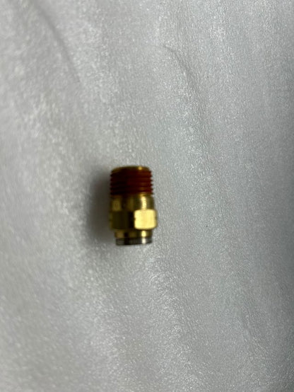 NX-01159 6mm X 1/4 Male Connector Quick-Fit- Brass