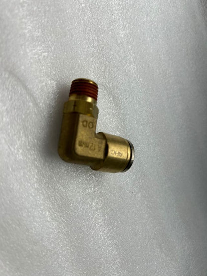 NX-01166 12MM x 1/4 Swivel 90 Elbow Connector Quick-Fit- Brass