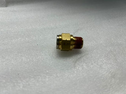 NX-01160 10mm X 1/4 Male Connector Quick-Fit- Brass