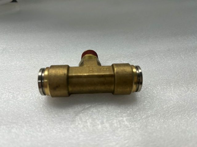 NX-01168 12MM x 1/4 Swivel Branch Tee Connector Quick-Fit- Brass