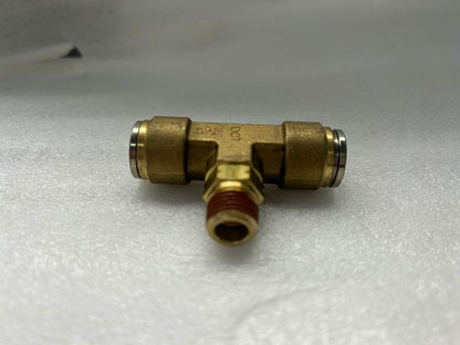 NX-01168 12MM x 1/4 Swivel Branch Tee Connector Quick-Fit- Brass