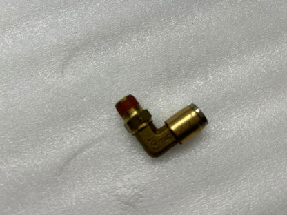 NX-01164 6mmx 1/8 Swivel 90 Elbow Connector Quick-Fit- Brass