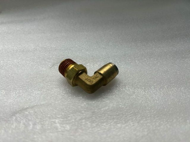 NX-01169 6mmx 1/4 Swivel 90 Elbow Connector Quick-Fit- Brass