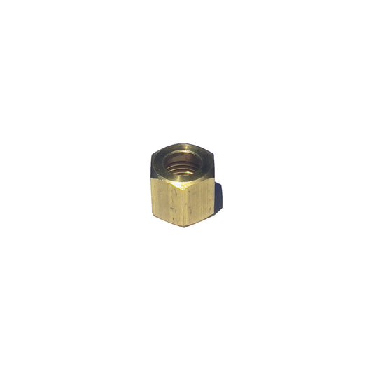 1/4 Hole 9.1mm Nut - Brass