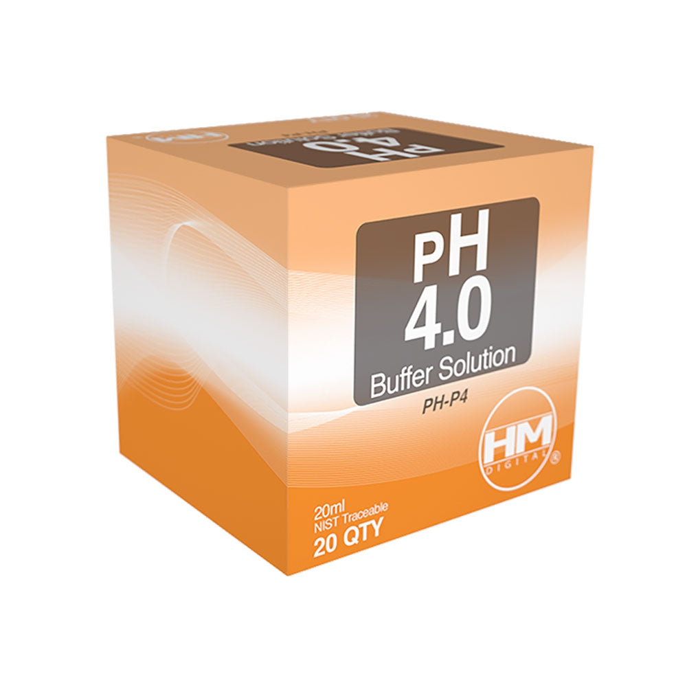 HM Digital - PH-P4 pH 4.0 Buffer Solution 20ml 20pk